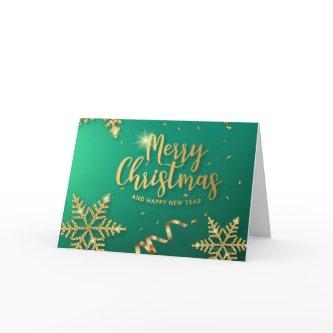 "MERRY CHRISTMAS & HAPPY NEW YEAR" HOLIDAY CARD