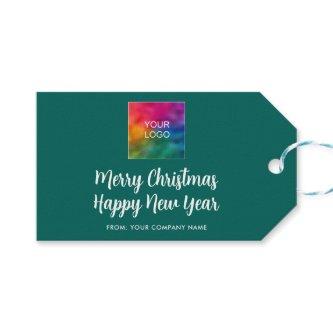 Merry Christmas Happy New Year Promotional Logo Gift Tags