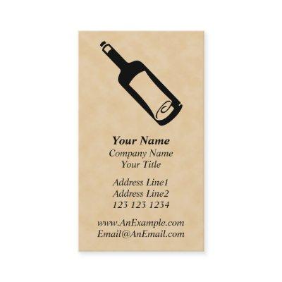 Message in a bottle.