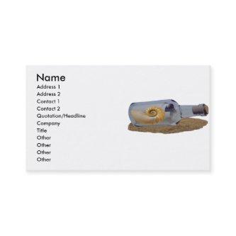 Message In The Bottle Profile Card