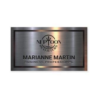 Metal Aluminum Brushed | Metallic Border