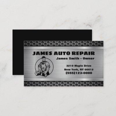 Metal Design Automotive Mechanic Auto Repair