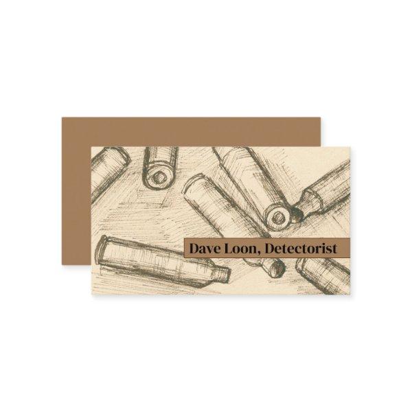 Metal Detecting Relic Hunter Bullet Casing Art