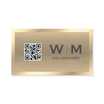 Metal Gold Texture | QR CODE