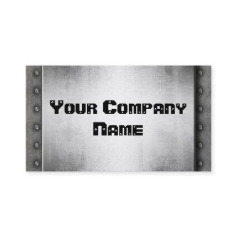 Metal Look With Rivets Border