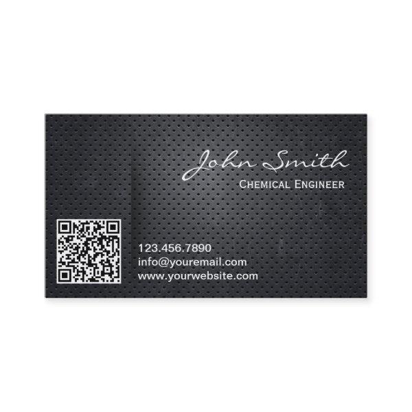 Metal QR Code Chemical Engineer