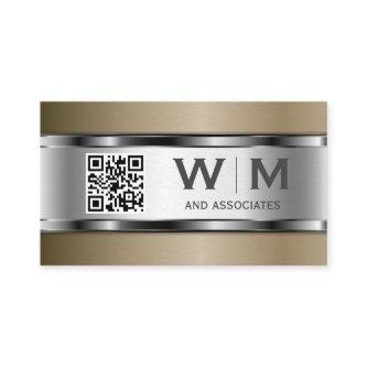 Metal | Qr Code | Monogram