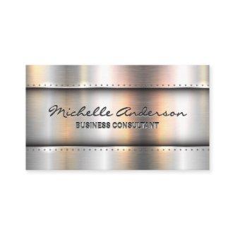 Metallic Background and Metal Rivets Background