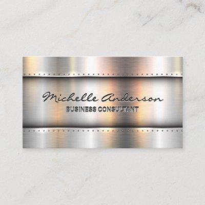 Metallic Background and Metal Rivets Background