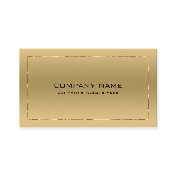 Metallic Gold Background Shiny Border
