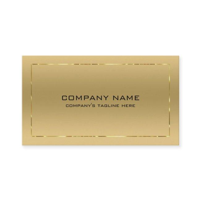 Metallic Gold Background Shiny Border