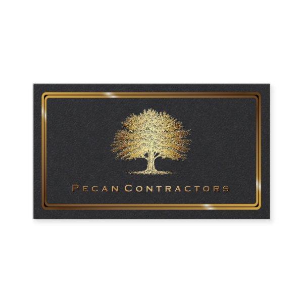 Metallic Gold Old Oak Tree Elegant