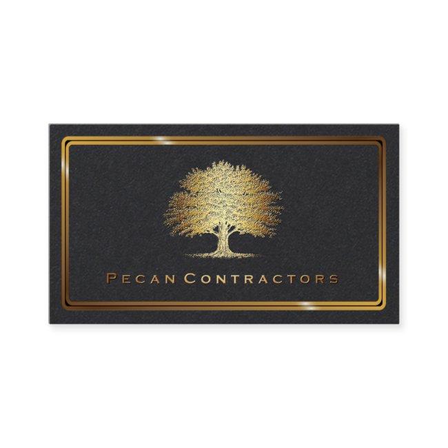 Metallic Gold Old Oak Tree Elegant