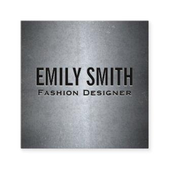 Metallic Gray Texture | Simple Minimal Square