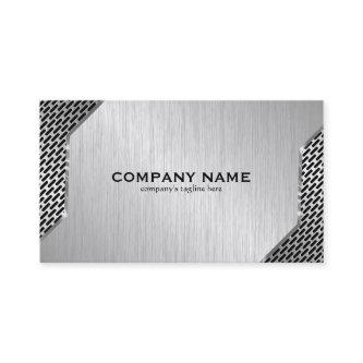 Metallic Mash & Brushed Faux Steel