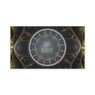 Metallic Ornate Steampunk Fractal Image