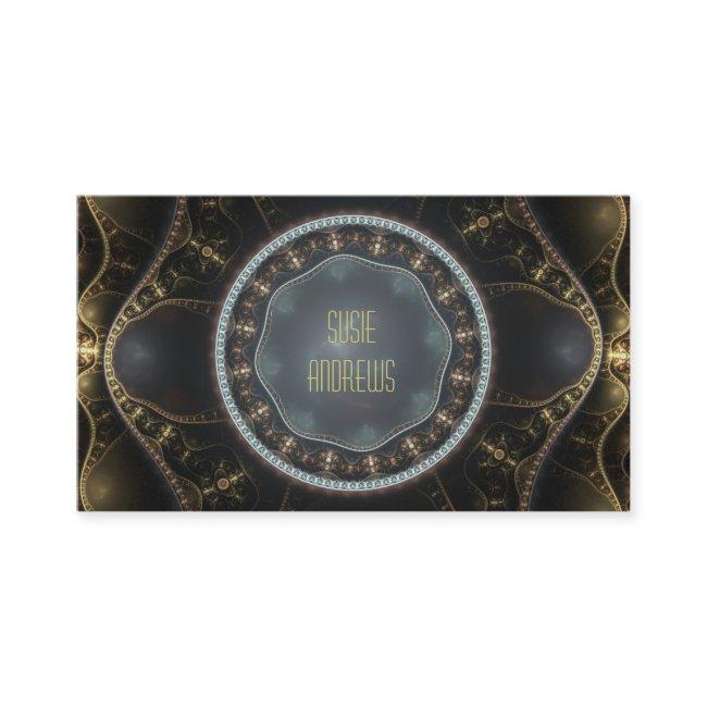 Metallic Ornate Steampunk Fractal Image