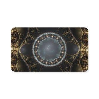 Metallic Ornate Steampunk Fractal Image