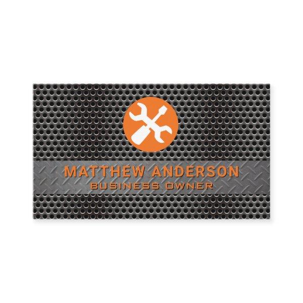 Metallic Steel | Hand Tool Logo