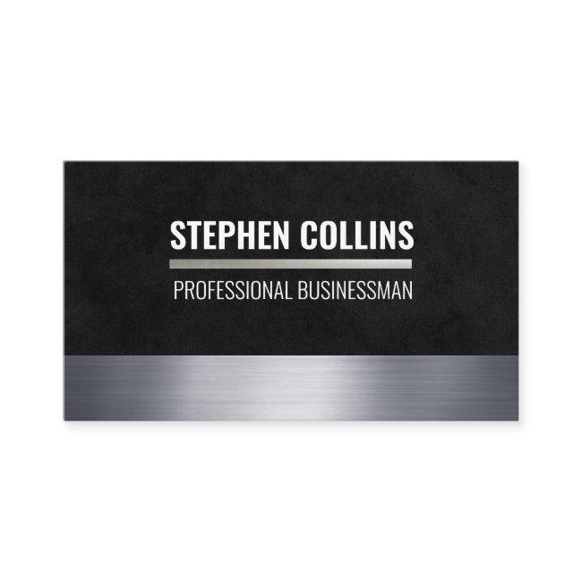 Metallic Trim | Black Texture