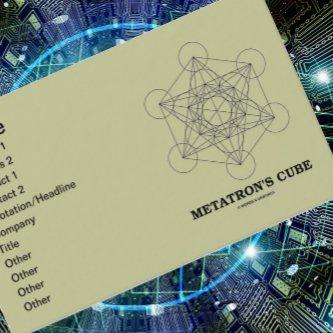 Metatron's Cube (Sacred Geometry)