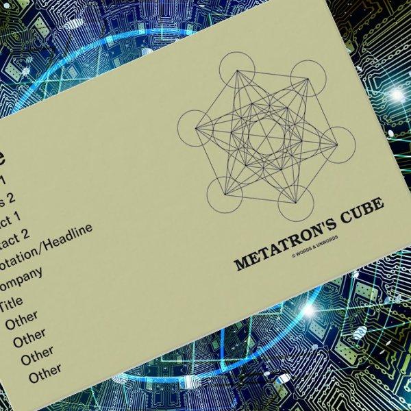 Metatron's Cube (Sacred Geometry)