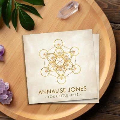 Metatron's Cube Sacred Geometry Ornament Square