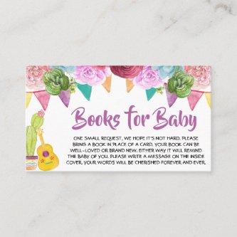 Mexican Boho Fiesta Baby Shower Books for Baby