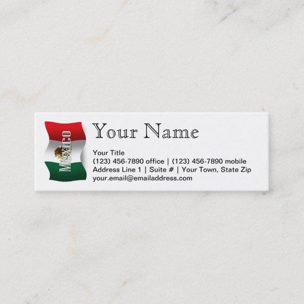 Mexico Waving Flag Mini