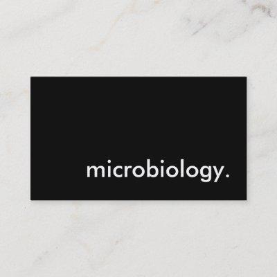 microbiology.