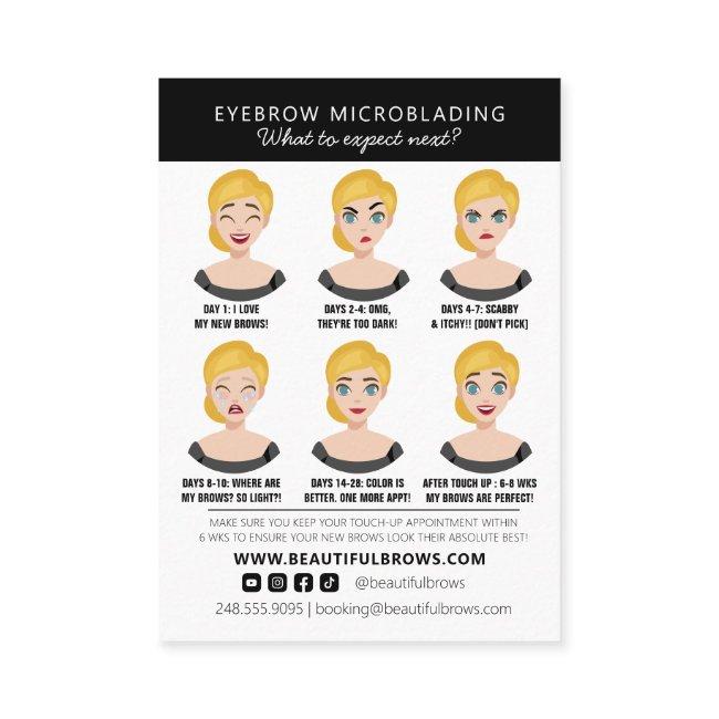 Microblading Aftercare Instructions & Appointment