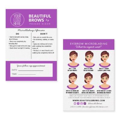 Microblading Aftercare Instructions & Appointment