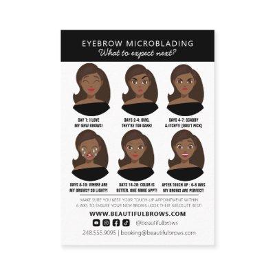 Microblading Aftercare Instructions & Appointment