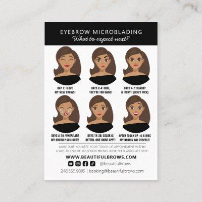 Microblading Aftercare Instructions & Appointment