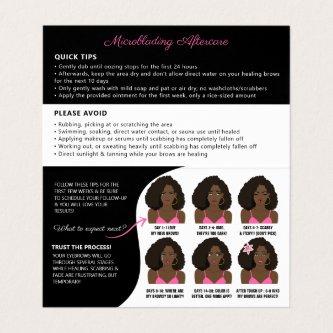 Microblading Brow Aftercare Appointment Reminder