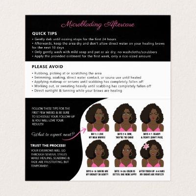 Microblading Brow Aftercare Appointment Reminder