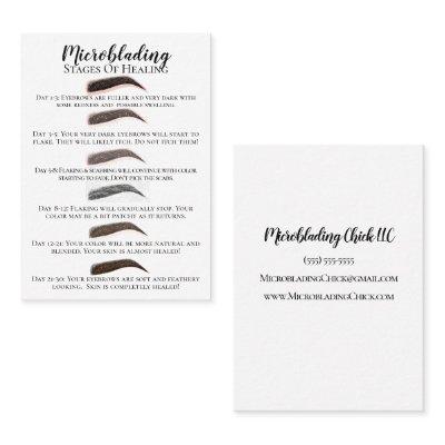 Microblading Stages of Healing & Aftercare