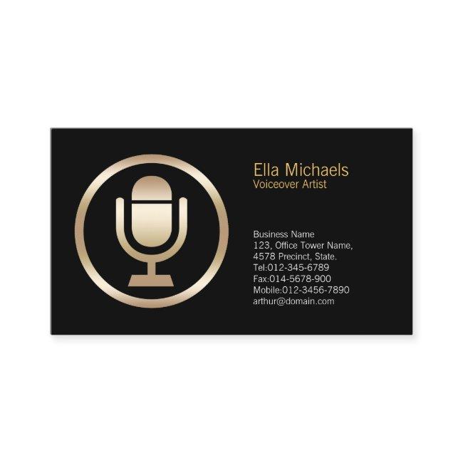Microphone Icon Voiceover Artist