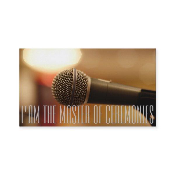 Microphone of MC (Master of Ceremonies)