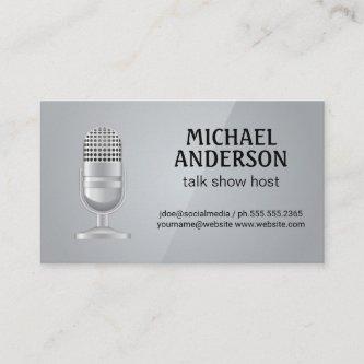Microphone | Podcast Host | Gray Gloss