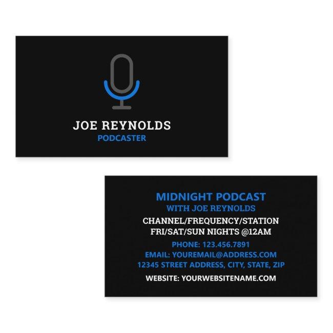 Microphone Symbol, Podcaster, Podcast