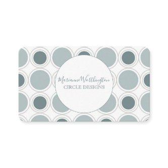 Mid Century Modern Concentric Circles Designer