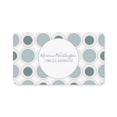 Mid Century Modern Concentric Circles Designer