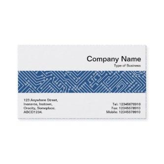 Middle Band - Circuitry - White on Blue 1d4e89