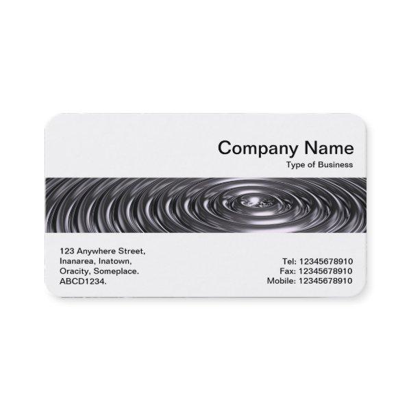 Middle Band - Concentric Rings - Chrome