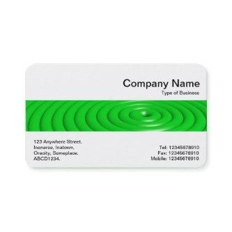 Middle Band - Concentric Rings - Gray Business Car