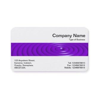 Middle Band - Concentric Rings - Purple