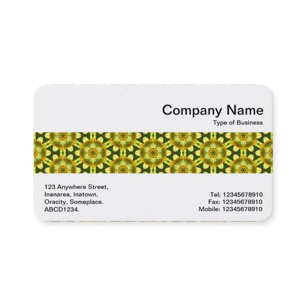 Middle Band - Geometric Flowers Pattern