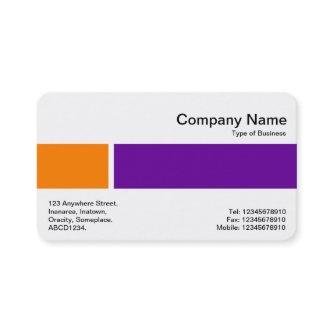 Middle Band - Two Tones 02 - Orange and Purple