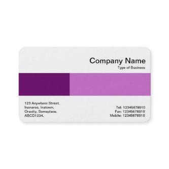 Middle Band - Two Tones - Shades of Plum